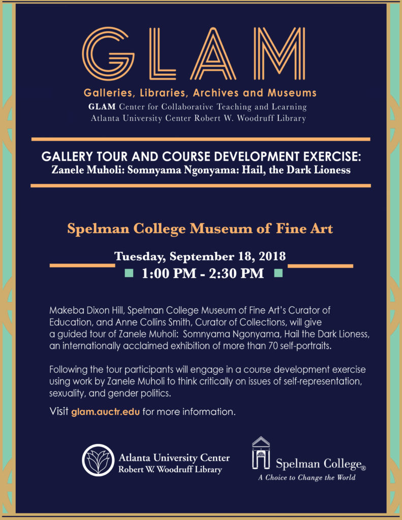 Gallery Tour and Course Development Exercise flyer