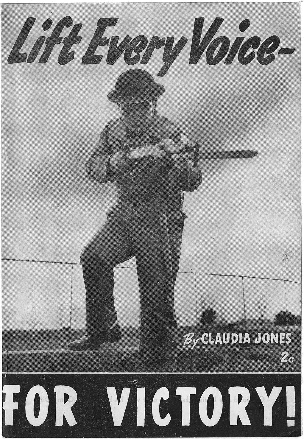 Lift Every Voice for Victory, Claudia Jones, 1942 JuneWorld War II vertical file