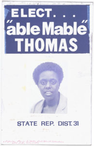Elect "Able Mable" Thomas, circa 1984Political Posters Collection