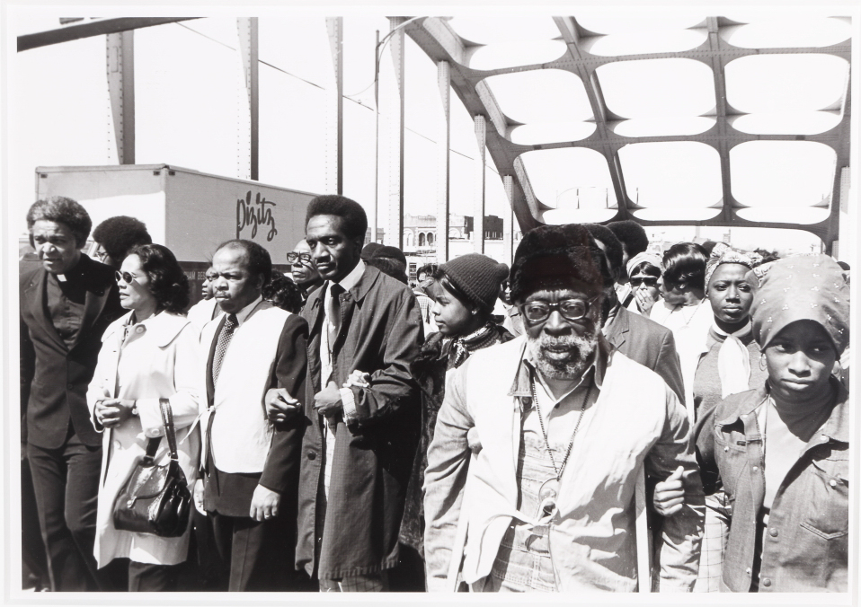 Selma March (Pettus Bridge Revisited)-Selma, AL, William Anderson, 1975