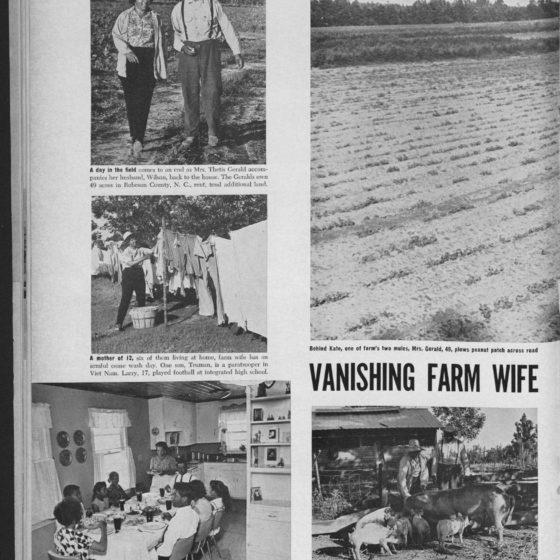 "Vanishing Farm Wife" Ebony (Chicago, Ill.) 1966 August Atlanta University Center Robert W. Woodruff Library