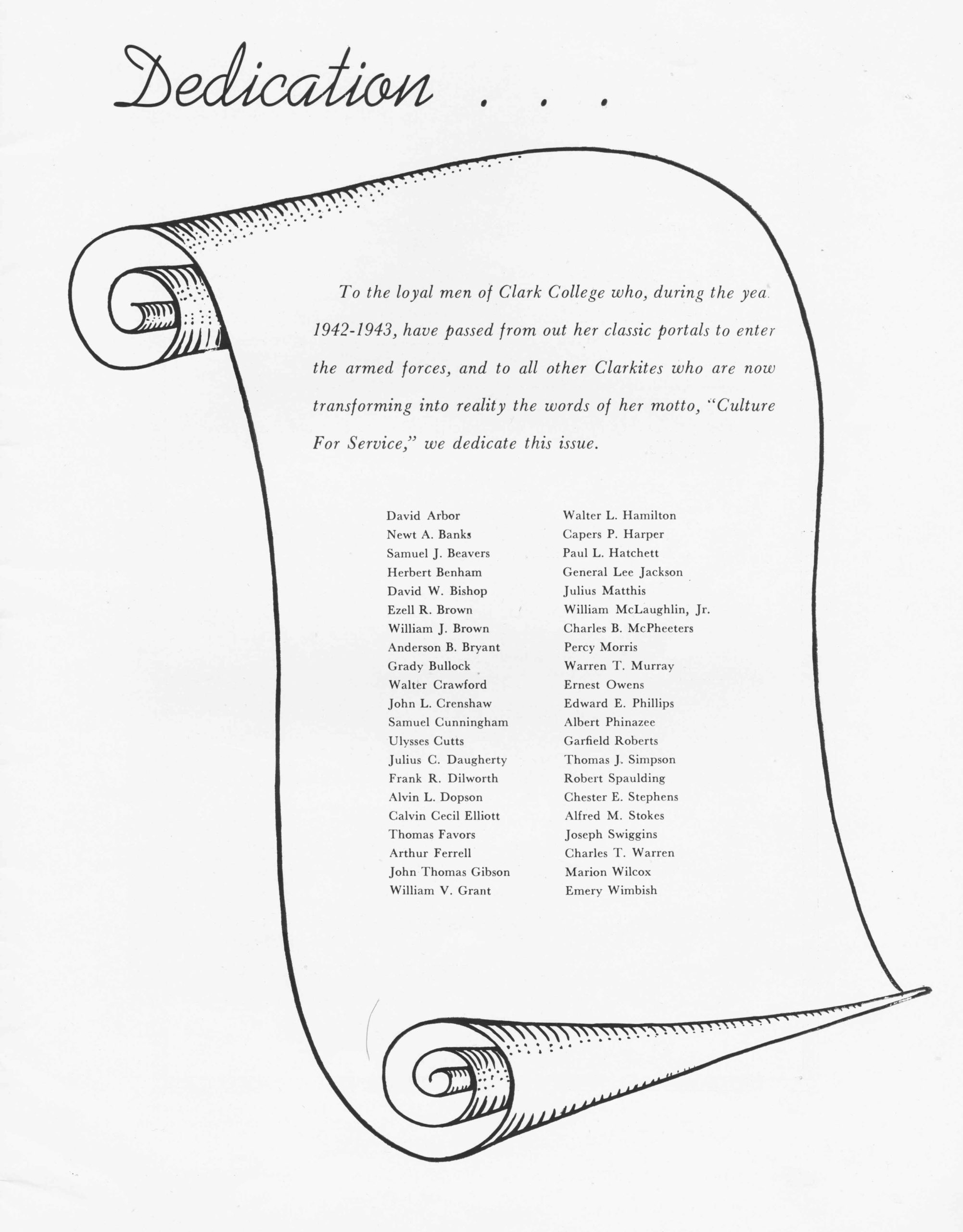 The Mentor, Clark College1943Clark College printed and published materials