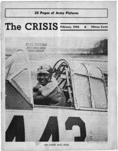 "The Crisis", 1942, National Association for the Advancement of Colored People, 1942 February, World War II vertical file