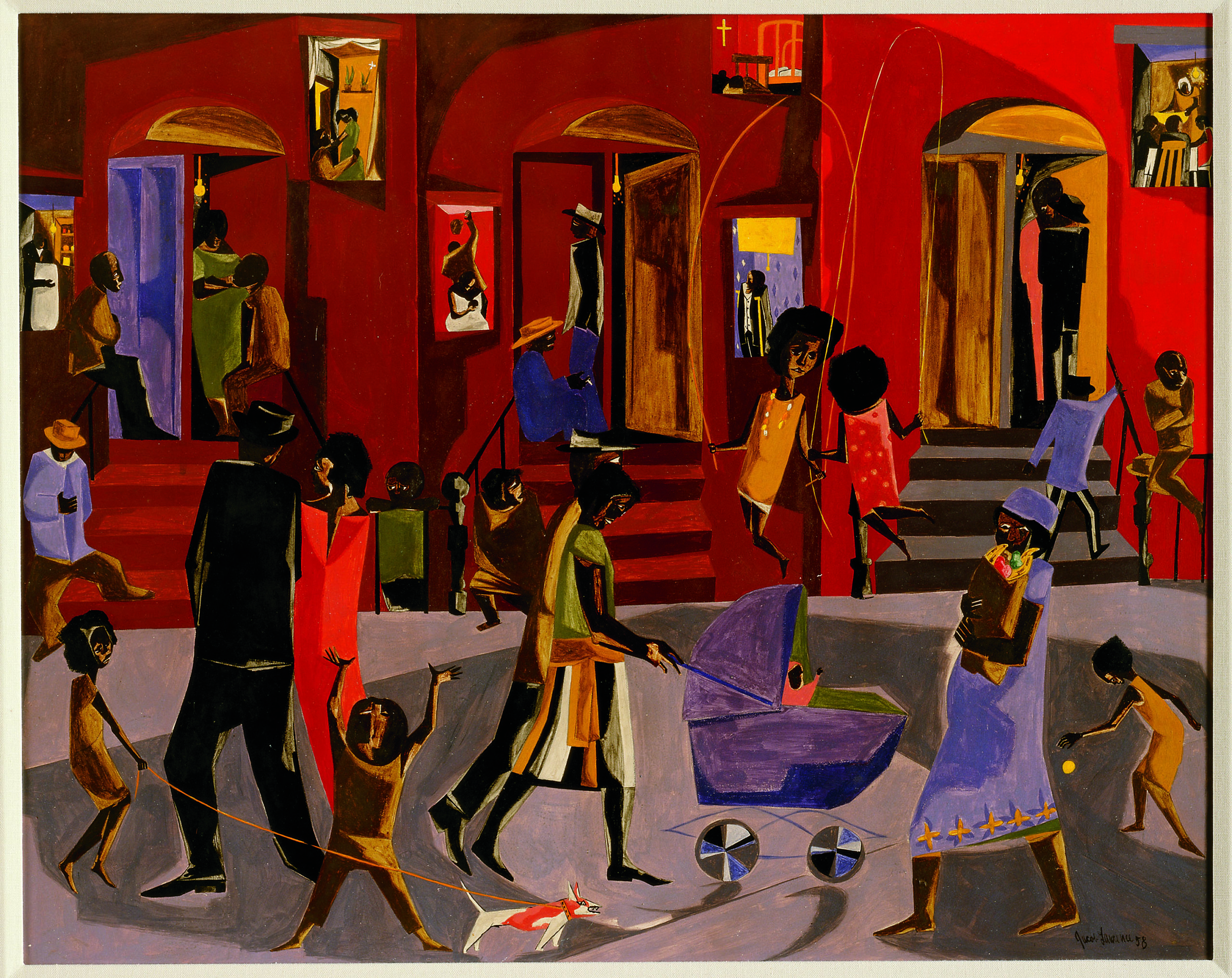 Jacob Lawrence, 1958, Clark Atlanta University Art Museum