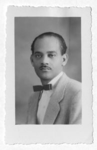 Photograph of Gerard Brun enclosed with correspondence, June 26, 1954, Rufus E. Clement records