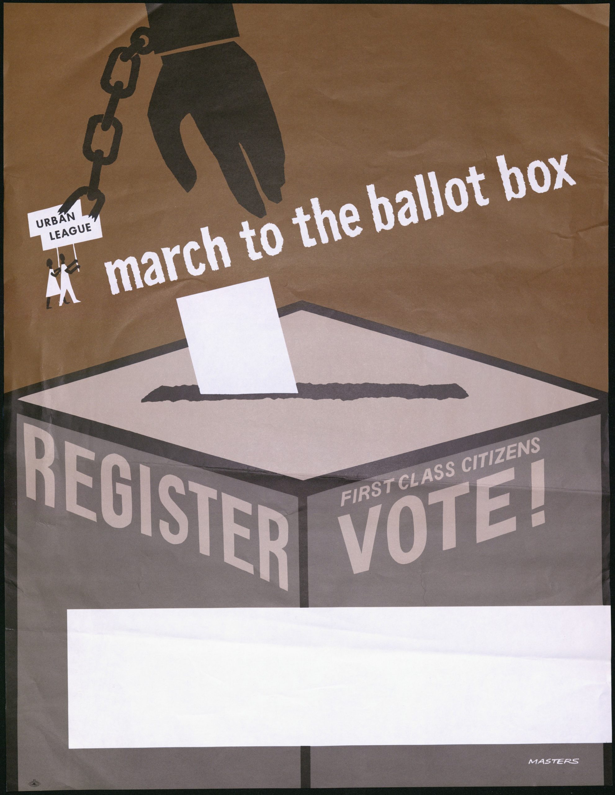 March to the Ballot Box, circa 1975Political Posters Collection