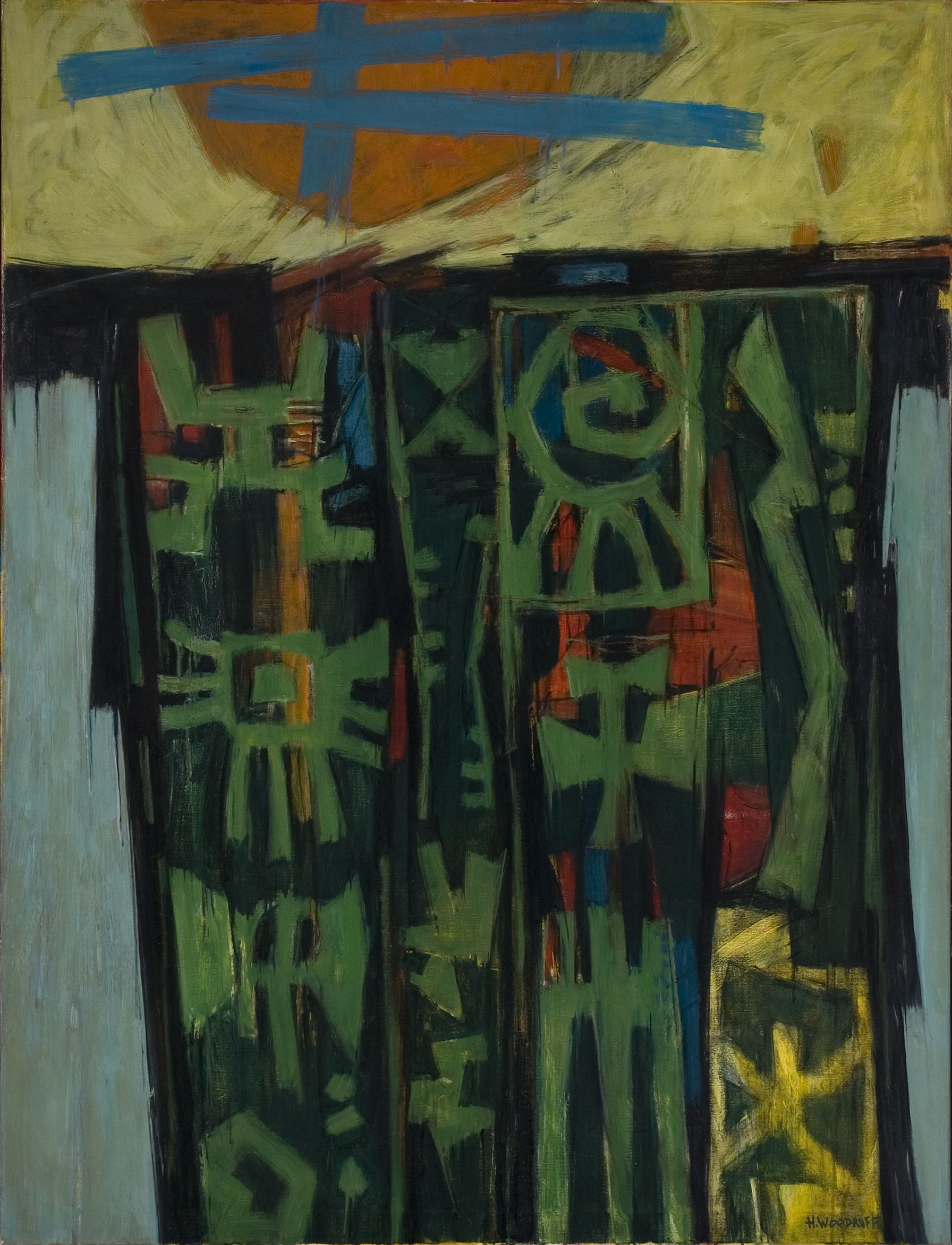 Celestial Gate, Woodruff, Hale, 1953, Spelman College Museum of Fine Art