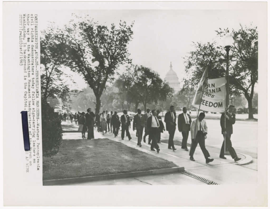 Civil Rights Demonstrators during the March on Washington for Jobs and Freedom