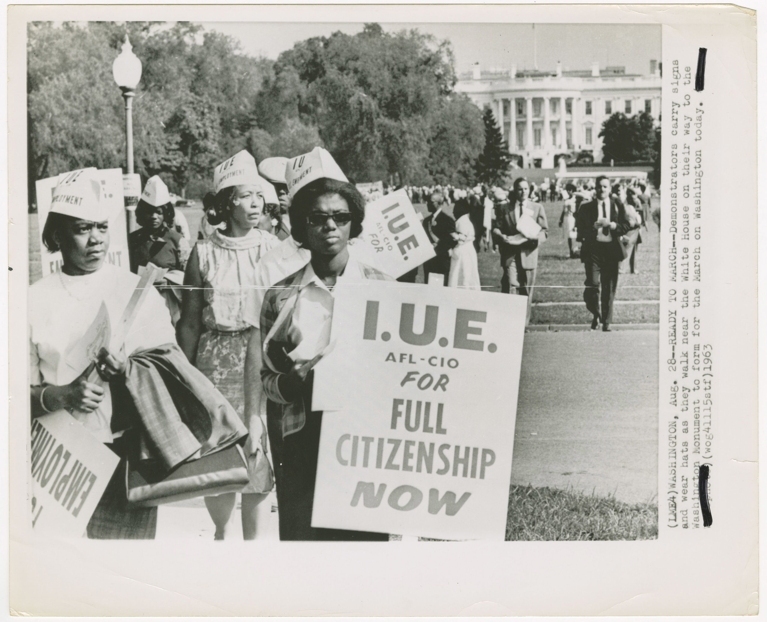 Civil Rights Demonstrators during the March on Washington for Jobs and Freedom